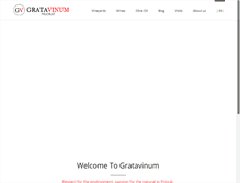 Tablet Screenshot of gratavinum.com